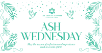 Rustic Ash Wednesday Facebook Ad Design