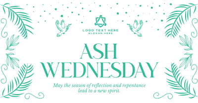 Rustic Ash Wednesday Facebook ad Image Preview