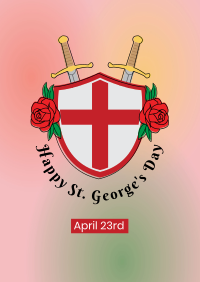 St. George's Shield Flyer Design