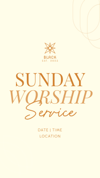 Worship Livestream Facebook Story Image Preview