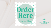 Simple Order Here Animation Design