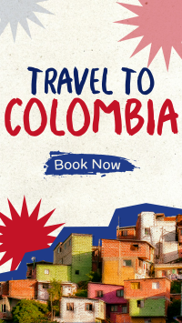 Travel to Colombia Paper Cutouts YouTube short Image Preview