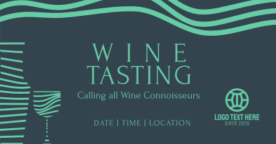Wine Tasting Event Facebook ad