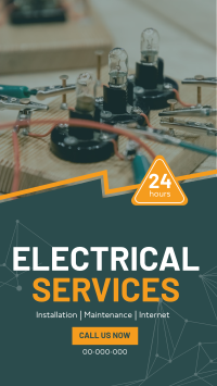 Anytime Electrical Solutions Facebook Story Design