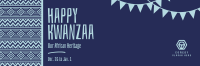 Tribal Kwanzaa Heritage Twitter header (cover) Image Preview