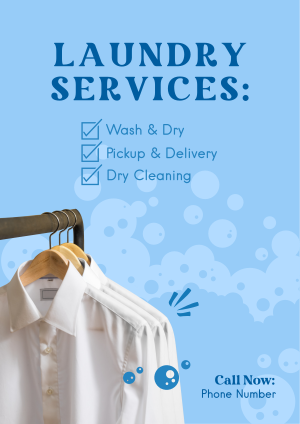 Laundry Services List Flyer Image Preview