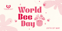 Happy Bee Day Twitter Post Image Preview