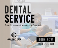 Dental Orthodontics Service Facebook Post Design