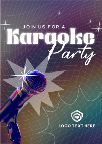 Karaoke Party Flyer Design