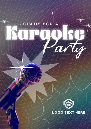 Karaoke Party Flyer Image Preview