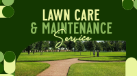 Lawn Care Services Facebook Event Cover Design