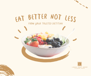 Eat Better Not Less Facebook post Image Preview
