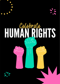 Celebrate Human rights Poster Image Preview