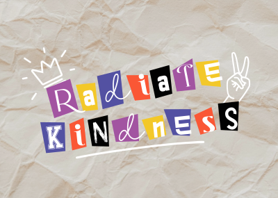 Radiate Kindness Postcard Image Preview