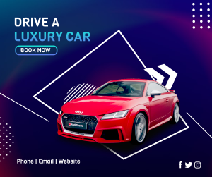 Luxury Car Rental Facebook post Image Preview