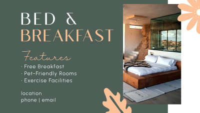 Bed & Breakfast Facebook event cover Image Preview