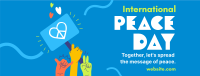 United for Peace Day Facebook cover Image Preview
