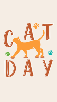 Happy Cat Day Facebook Story Image Preview