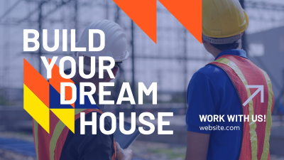 Dream House Construction Facebook event cover Image Preview