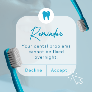 Dental Reminder Instagram post Image Preview