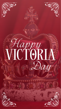 Victoria Day Crown  Instagram Story Design