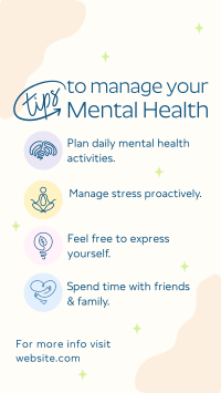 Mental Health Tips YouTube short Image Preview