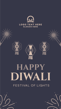 Diwali Festival Facebook Story Design