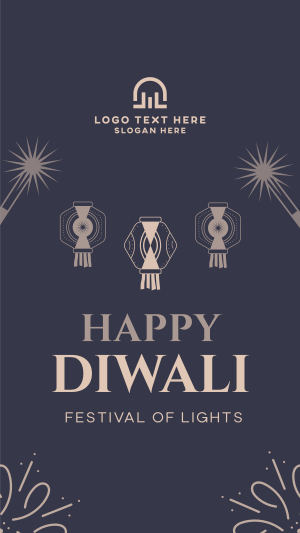 Diwali Festival Facebook story Image Preview