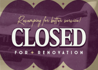 Minimalist Closed Remodeling Postcard Design