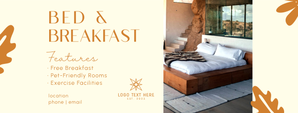 Bed & Breakfast Facebook Cover Design Image Preview