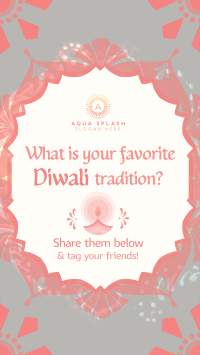 Diwali Customer Engagement TikTok Video Image Preview