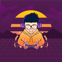 Gamer Boy Stream Tumblr Profile Picture Design