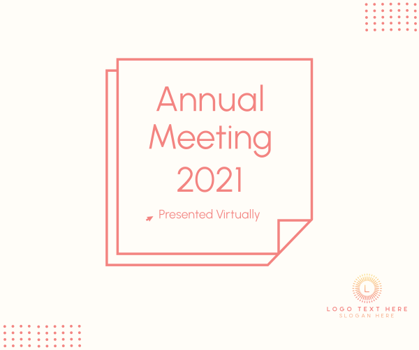 Annual Meeting 2021 Facebook Post Design Image Preview