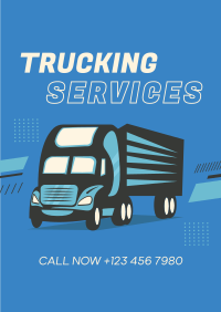 Truck Delivery Services Poster Image Preview