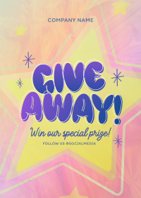 Quirky Giveaway Poster Design