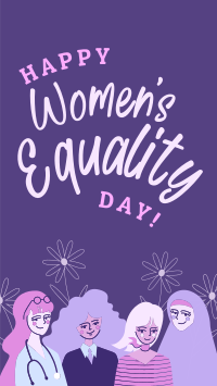 Building Equality for Women Instagram Story Design