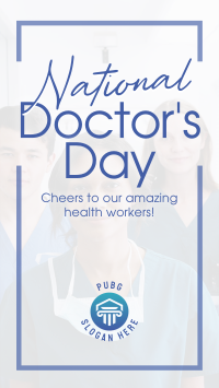Celebrate National Doctors Day Instagram Story Design