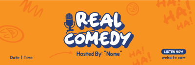 Real Comedy Twitter header (cover) Image Preview