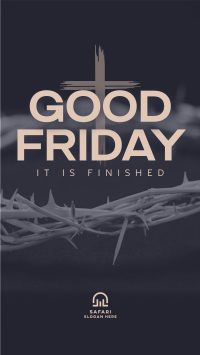 Easter Good Friday Facebook Story Design