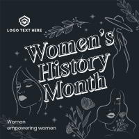 Empowering Women Month Instagram Post Design