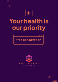 Your Health Is Our Priority Poster Image Preview