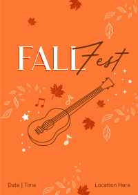 Fall Music Fest Poster Design