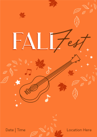 Fall Music Fest Poster Image Preview