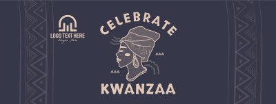 Kwanzaa African Woman Facebook cover Image Preview