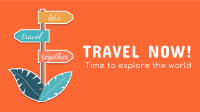 Travel Sticker Facebook event cover Image Preview