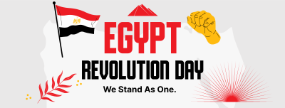 Egyptian Revolution Facebook cover Image Preview