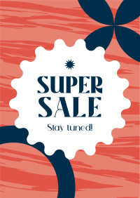 Abstract Beauty Super Sale Poster Design