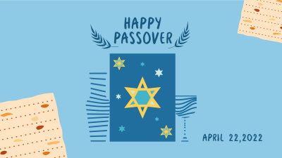 Passover Day Haggadah Facebook event cover Image Preview