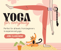Join A Class Yoga Facebook Post Design