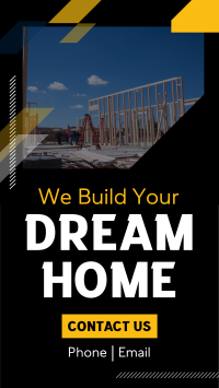 Building Construction Services Instagram Reel Design